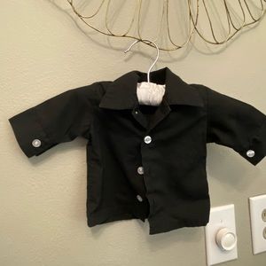 Black Infant Dress Shirt